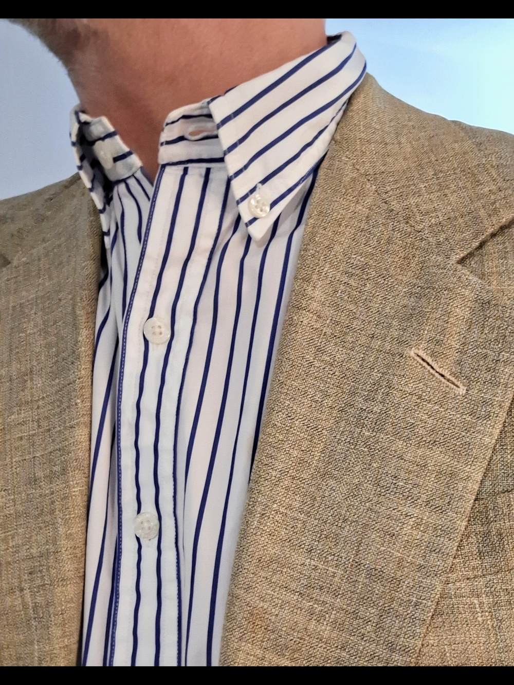 Neiman Marcus Tan Textured Blazer 38 Reg